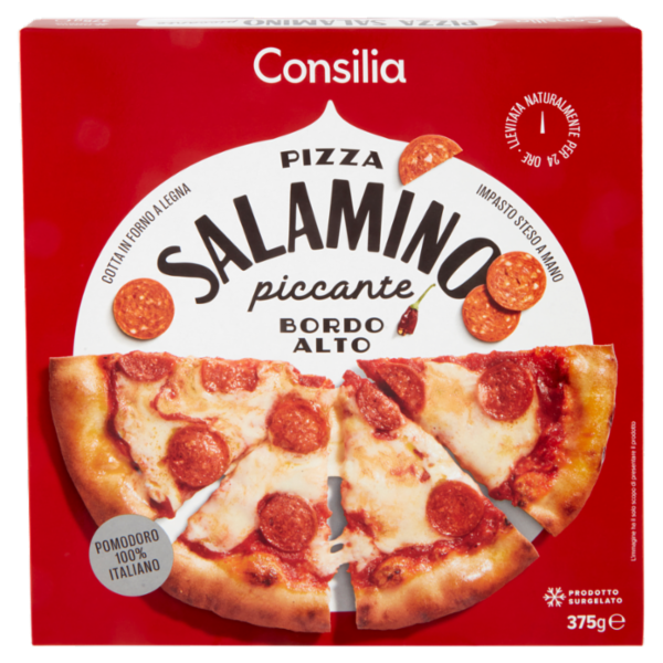 Consilia Pizza Salamino Piccante Surgelata 375 g