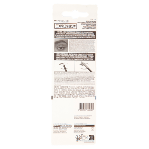 Maybelline New York Express Brow Shaping Pencil 04 Medium Brown Blister