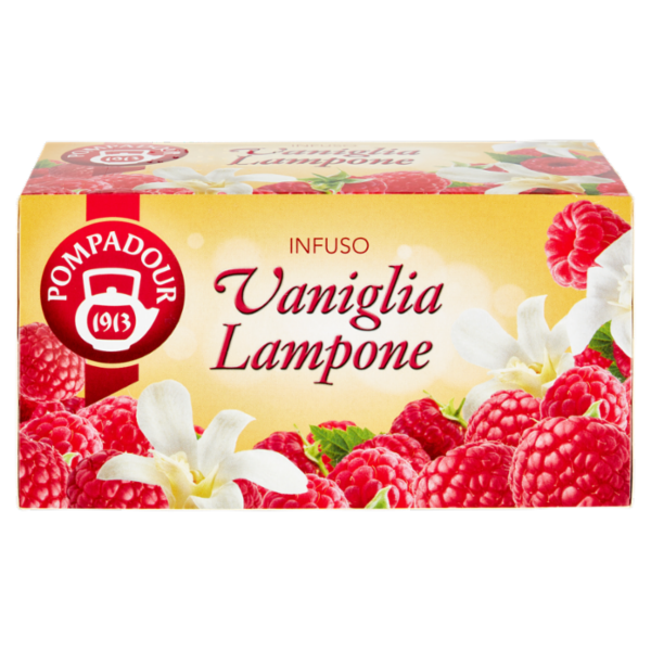 Pompadour Infuso Vaniglia Lampone bustine 20 x 3 g