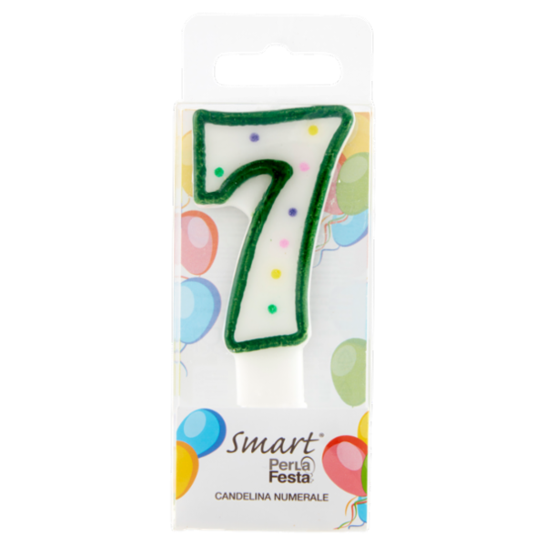 Smart PerLa Festa Candelina Numerale 7 1 pz
