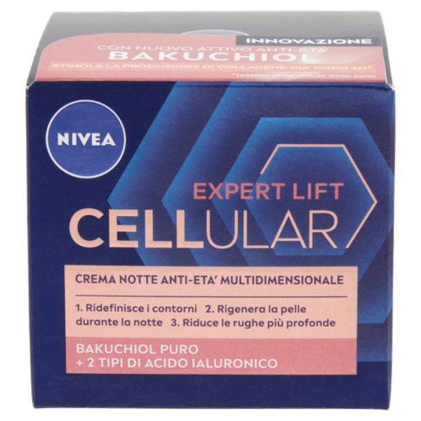 Nivea Expert Lift Cellular Crema Notte Anti-Età Multidimensionale 50 ml