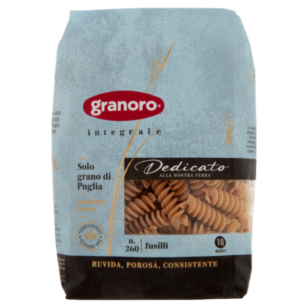 granoro Dedicato integrale n. 260 fusilli 500 g