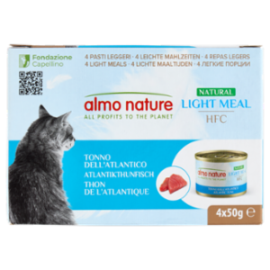 Almo Nature Natural Light Meal HFC Tonno Dell'Atlantico 4 x 50 g