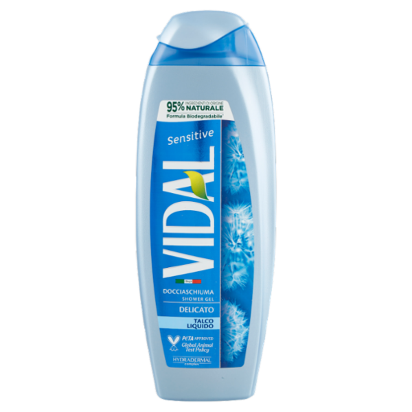 Vidal Sensitive Docciaschiuma Talco Liquido 250 ml