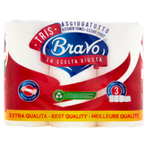 Bravo Tris Asciugatutto 3 Pz