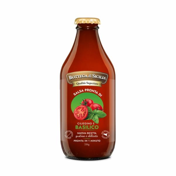 Bottega Di Sicilia Salsa Di Ciliegino E Basilico Gr.330