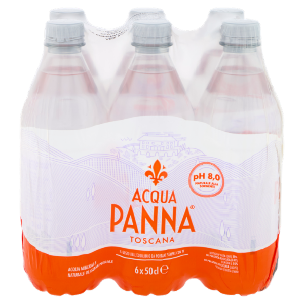 ACQUA PANNA, Acqua Minerale Naturale, Pet - 6x500ml