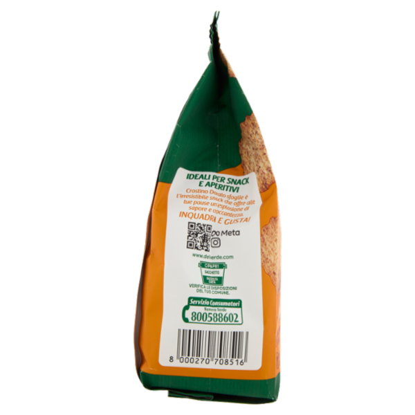 Delverde Crostino dorato Sfoglie Integrali 180 g