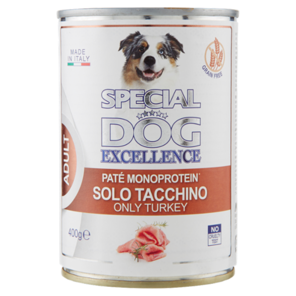 Special Dog Excellence Adult Patè Monoprotein* Solo Tacchino 400 g