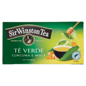 Sir Winston Tea Tè Verde Curcuma e Miele 20 x 1,75 g