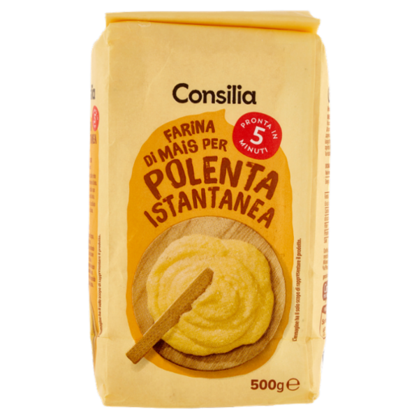 Consilia Farina di Mais per Polenta Istantanea 500 g