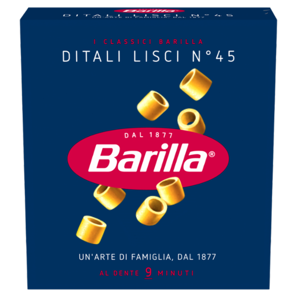 Barilla Pasta Ditali Lisci n.45 500g