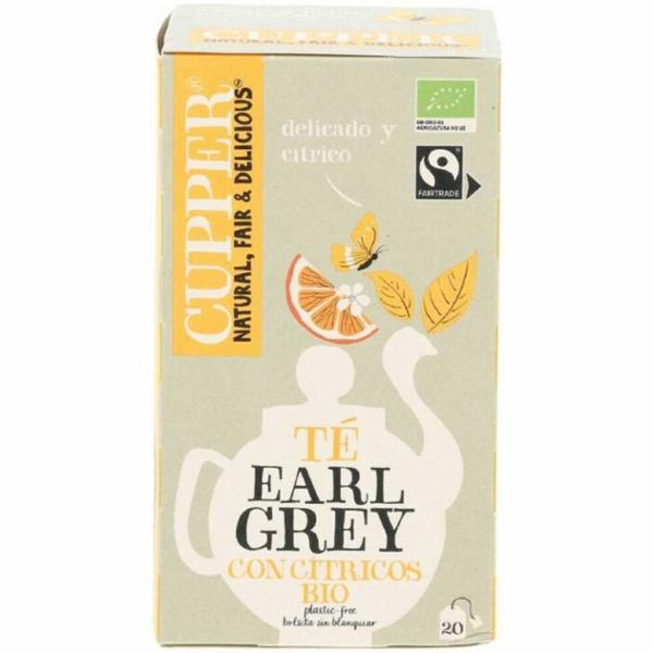 Cupper Te Early Grey Agrumi Bio 20 Bustine 36g