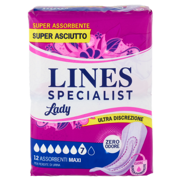 Lines Specialist Lady Assorbenti Maxi 12 pz