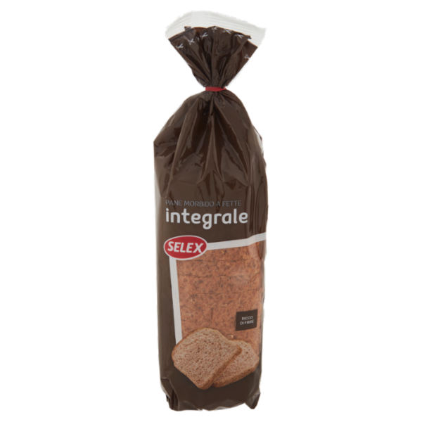 Selex Pane Morbido Integrale a Fette 400 g