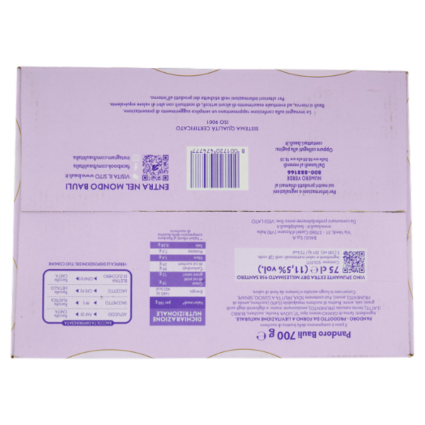 Bauli il Pandoro 700 g + con 958 Santero Millesimato 75 cl