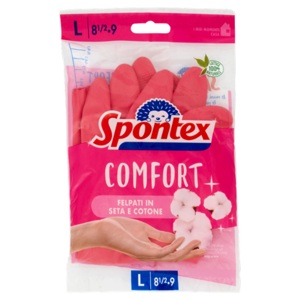 Spontex Guanti Casalinghi Comfort Taglia L