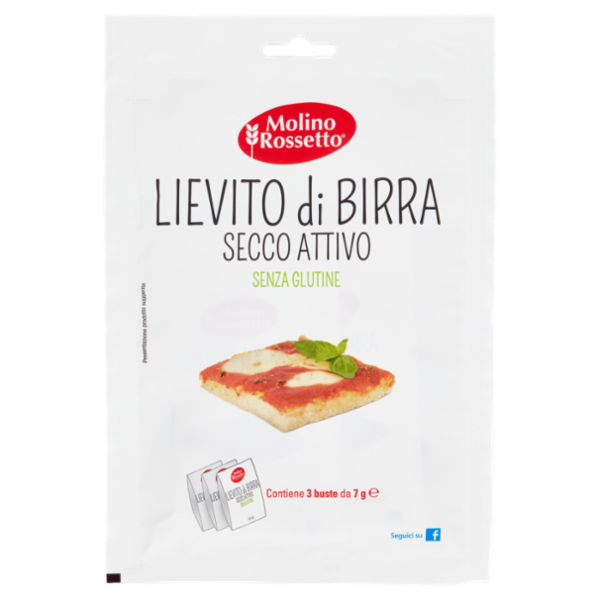 Molino Rossetto Lievito di Birra Secco Attivo Buste 3 x 7 g