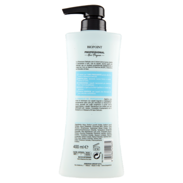 Biopoint Professional Hair Program Shampoo Delicato 400 ml