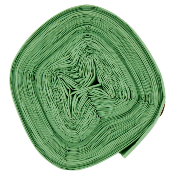 Domopak Spazzy Sacco Verde 100% Riciclato da Post-Consumo 28 lt 48x58 cm 20 pz