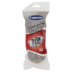 IL GIGANTE Pagliette Inox 3 Pz