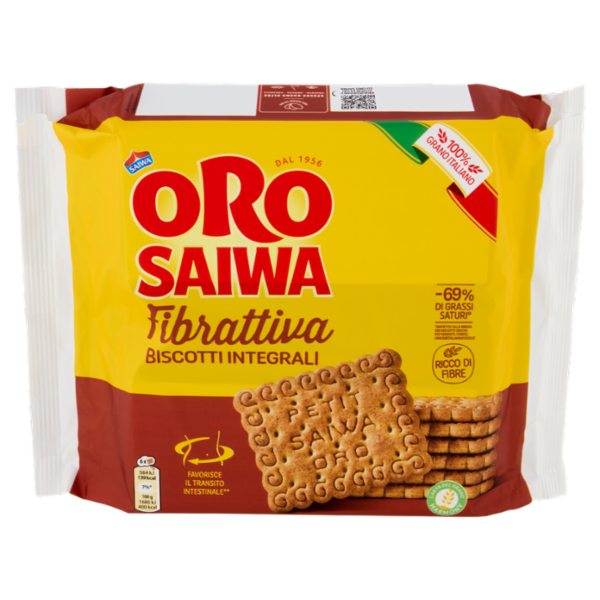 Oro Saiwa biscotti secchi Fibrattiva - 420 g