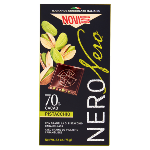 Novi NeroNero 70% Cacao Pistacchio 75 g
