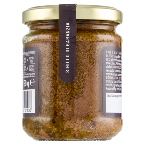 Selex Saper di Sapori Paté di Olive Taggiasche 180 g