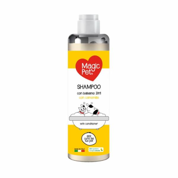 SHAMPOO BALSAMO PER CANI E GATTI 2 IN 1 MAGICPET ML.250