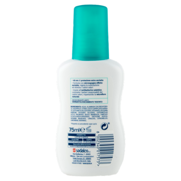 Lycia pure talc Deodorante Vapo fiori di cotone 75 ml