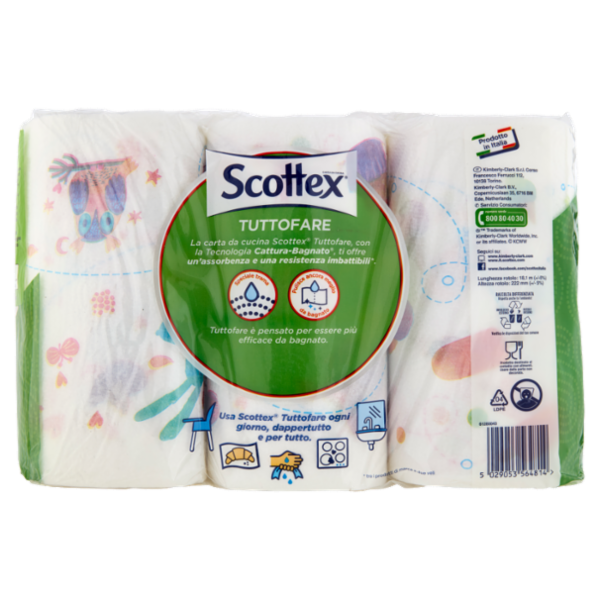 Scottex Tuttofare Carta da Cucina 3 pz