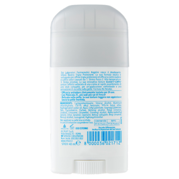 infasil Deostick Neutro Tripla Protezione 40 ml
