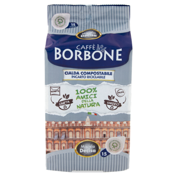 Caffè Borbone Miscela Decisa Cialda Compostabile 15 x 7,2 g