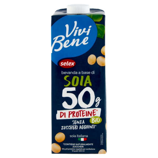 Selex Vivi Bene Bevanda a Base di Soia Altoproteica Biologica 1 L