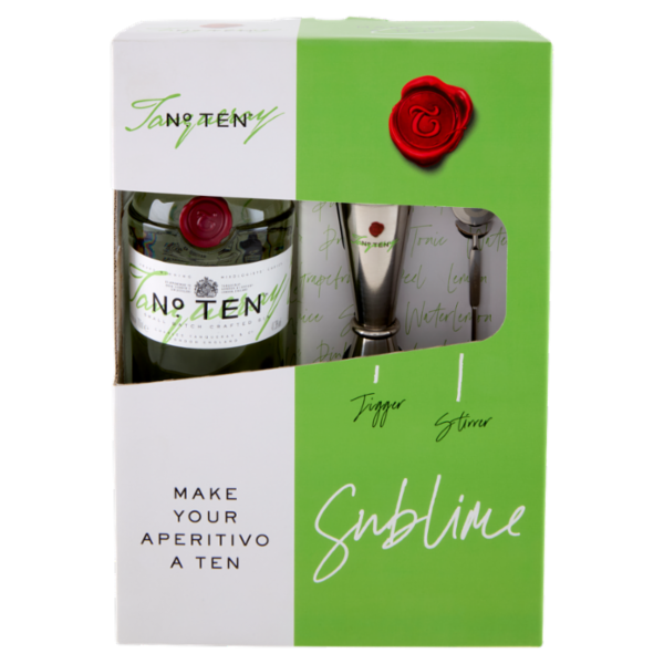 Tanqueray N°Ten 700 ml + Jigger e Stirrer
