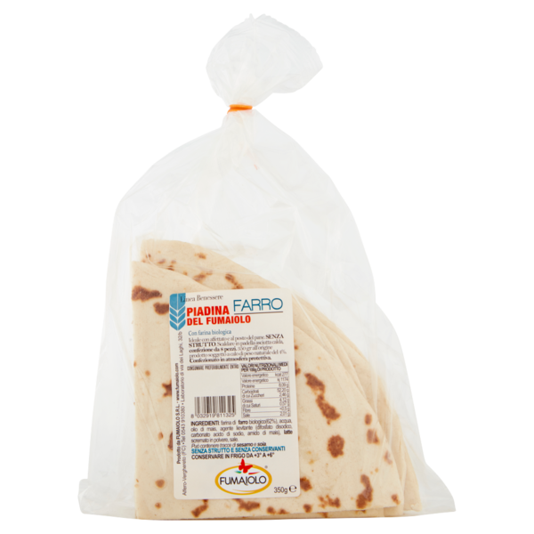 Fumaiolo Linea Benessere Piadina del Fumaiolo Farro 350 g