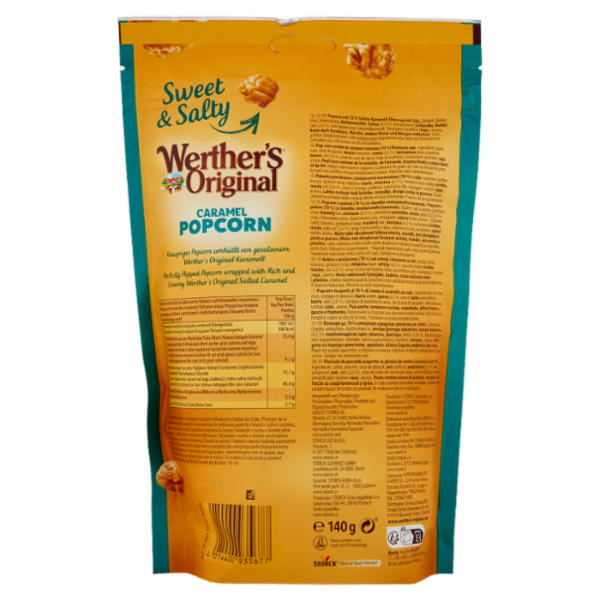 Werther's Original Caramel Popcorn Salted Caramel 140 g