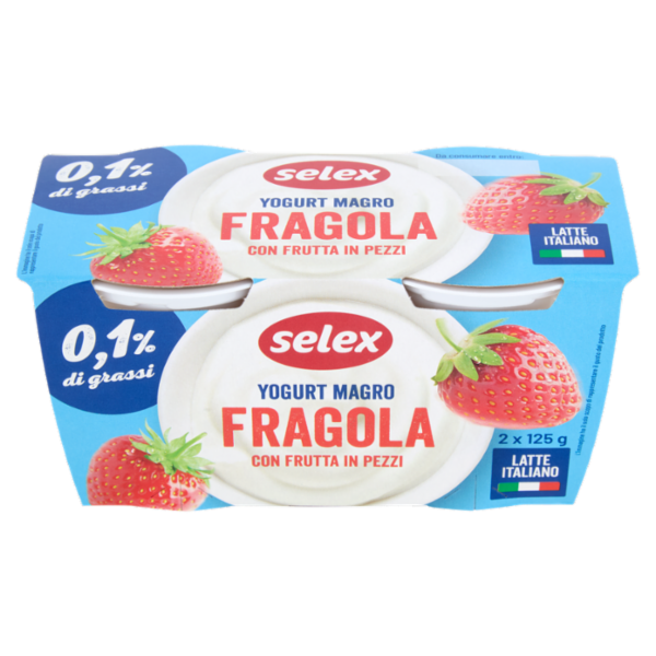 Selex Yogurt Magro Fragola 2x125 g