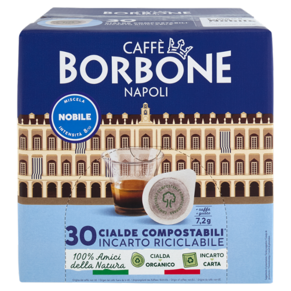 Caffè Borbone Miscela Nobile Cialde Compostabili* 30 x 7,2 g