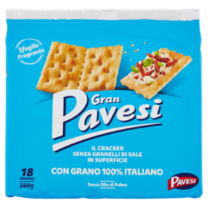 Gran Pavesi Il Cracker Salato Senza Granelli Di Sale In Superficie 560g
