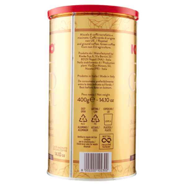 Kimbo Gold Medal Caffè Macinato 400 g