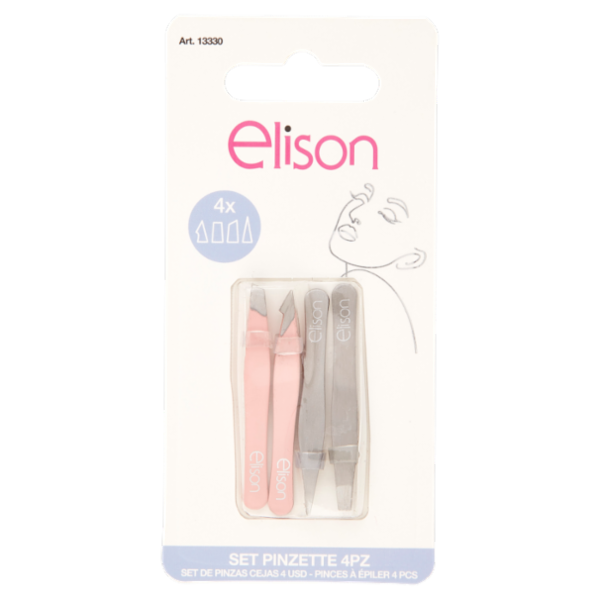 4 PINZETTE Set Pinzette 4 pz