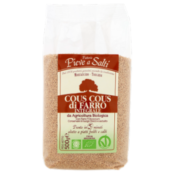 Fattoria Pieve a Salti Cous Cous Di Farro Integrale Da Agricoltura Biologica 500 g