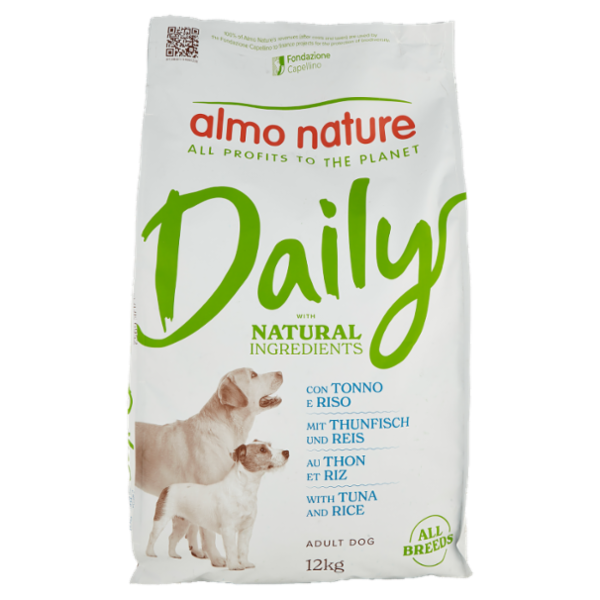 almo nature Daily Adult Dog con Tonno e Riso 12 kg