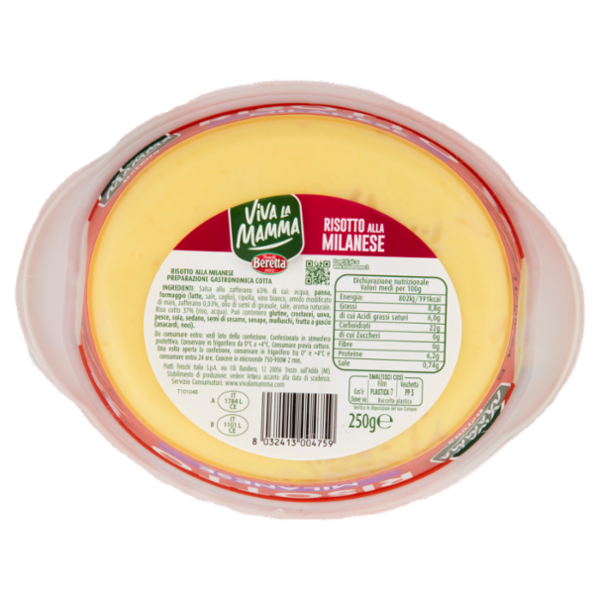 Viva La Mamma Risotto Milanese 250 g