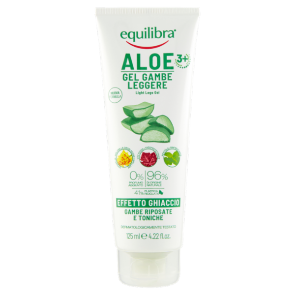 equilibra Aloe 3+ Gel Gambe Leggere Effetto Ghiaccio 125 ml