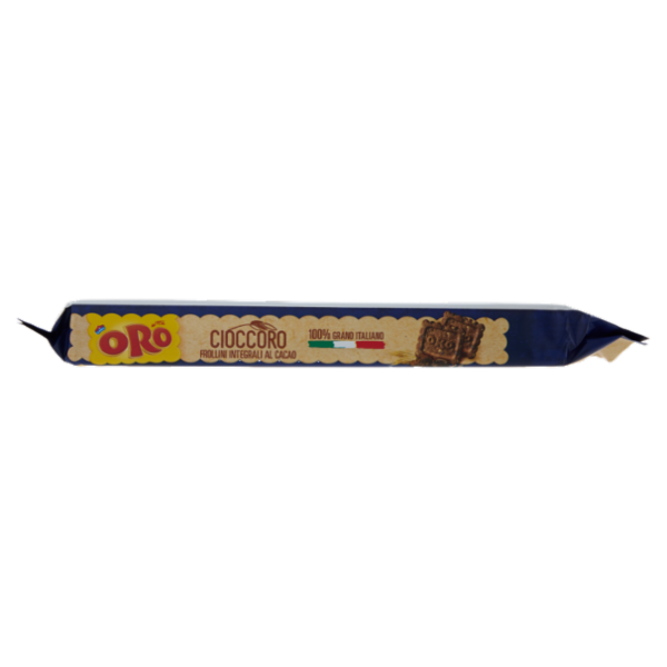 Oro Saiwa Cioccoro - frollini integrali al caca con gocce di cioccolato e fiocchi d'avena - 300g