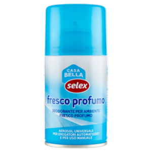 Selex Casa Bella Deodorante Ambiente Per Erogatore Automatizzato Ricarica Fresco Profumo 250 Ml