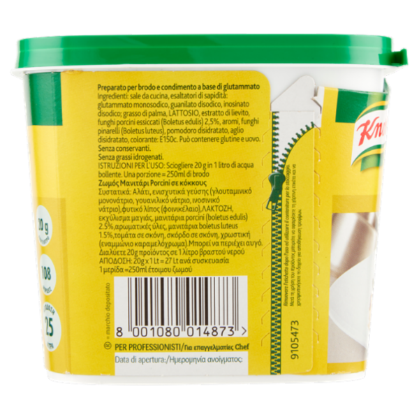 Knorr Chef's Brodo ai Funghi Porcini Granulare 500 g