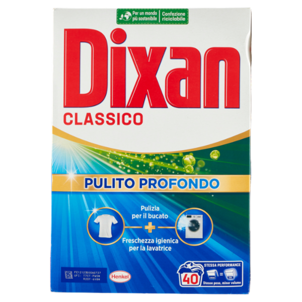 DIXAN Polvere Classico 40 lavaggi 2,200 kg